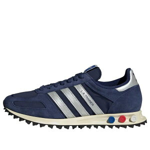 adidas �A�f�B�_�X �����Y �X�j�[�J�[ �yadidas LA Trainer OG 'Dark Blue Silver Metallic' JR7171�z �T�C�Y US_8.5(26.5cm)