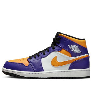 Jordan �W���[�_�� �����Y �X�j�[�J�[ �yAir Jordan 1 Mid 'Lakers Purple' DQ8426-517�z �T�C�Y US_M_14