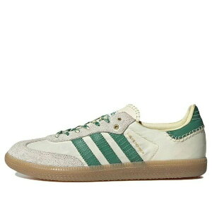 adidas �A�f�B�_�X �����Y �X�j�[�J�[ �yadidas x Wales Bonner Samba 'Cream White Bold Green' GY4344�z �T�C�Y US_12.5(30.5cm)
