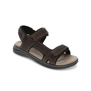 �h�b�J�[�Y �����Y �T���_�� �V���[�Y Men's Bradburn Sandals Dark Brown, Black