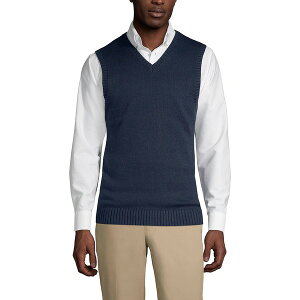 YGh Y jbg&Z[^[ AE^[ Men's School Uniform Cotton Modal Sweater Vest Classic navy