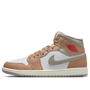 Air Jordan W[_ Y Xj[J[ yAir Jordan 1 Mid 'Rattan White College Grey' DQ8426-200z TCY US_M_13