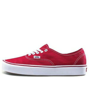 Vans �o���Y �����Y �X�j�[�J�[ �yVans ComfyCush Authentic 'Racing Red' VN0A3WM7VNF�z �T�C�Y US_7.5(25.5cm)