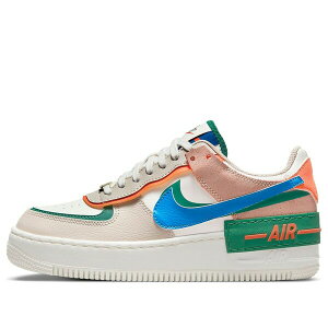 Nike �i�C�L ���f�B�[�X �X�j�[�J�[ �y(WMNS) Nike Air Force 1 Shadow 'Sail Signal Blue Green' CI0919-109�z �T�C�Y US_7.5(24.5cm)