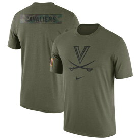 ナイキ メンズ Tシャツ トップス Virginia Cavaliers Nike Military Pack TShirt Olive