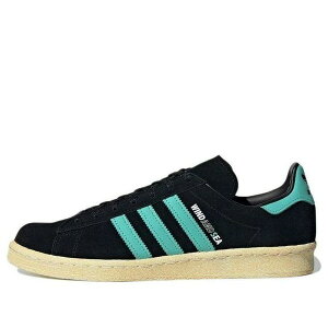 adidas �A�f�B�_�X �����Y �X�j�[�J�[ Black/Blue �yadidas x atmos x Wind and Sea Campus 80s 'Black Blue' GX3952�z �T�C�Y US_6(24.0cm)