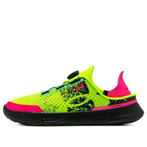 Under Armour A_[A[}[ Y Xj[J[ Lime Surge/Black yUnder Armour Ua Flow Slipspeed 'Lime Surge Black' 3027057-300z TCY US_5.5(23.5cm)