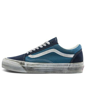 Vans �o���Y �����Y �X�j�[�J�[ BLUE/WHITE �yVans OG Old Skool LX 'Stressed - Navy' VN0A5FBENGJ�z �T�C�Y US_8.5(26.5cm)