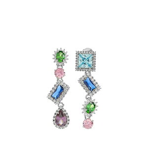 �}���^���}���W�F�� �����Y �s�A�X�E�C�������O �A�N�Z�T���[ Geometric-shape drop earrings Silver