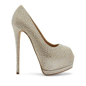 �W���[�b�y�U�m�b�e�B ���f�B�[�X �p���v�X �V���[�Y Sharon 140mm rhinestone-embellished pumps Neutrals
