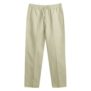 �K���g �����Y �J�W���A���p���c �{�g���X Drawstring cotton-linen trousers Neutrals
