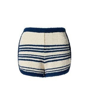 �p�[�t�F�N�g���[�����g ���f�B�[�X �J�W���A���p���c �{�g���X Schild stripe-pattern boucl?? shorts Blue