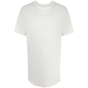 �{���X �r�W���� �T�x�� �����Y T�V���c �g�b�v�X Lace-up-detail longline t-shirt Grey