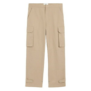 �A�~ �����Y �J�W���A���p���c �{�g���X Cotton gabardine cargo trousers Neutrals