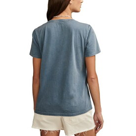 ラッキーブランド レディース Tシャツ トップス Women's Grateful Dead Cotton Crewneck T-Shirt Aegean Blue