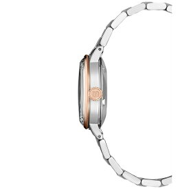 セイコー レディース 腕時計 アクセサリー Women's Automatic Presage Diamond (1/10 ct. t.w.) Stainless Steel Bracelet Watch 30mm Pink