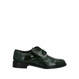 【送料無料】 アナキ レディース オックスフォード シューズ Lace-up shoes Dark green