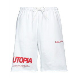 【送料無料】 ガーガー レディース カジュアルパンツ ボトムス Shorts & Bermuda Shorts White