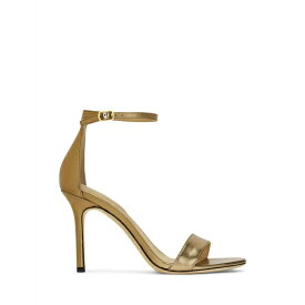 【送料無料】 ラルフローレン レディース サンダル シューズ ALLIE METALLIC NAPPA LEATHER SANDAL Gold