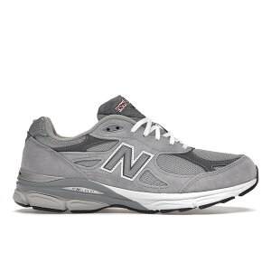 New Balance �j���[�o�����X �����Y �X�j�[�J�[ �yNew Balance 990v3 MiUSA Grey�z �T�C�Y US_10.5(28.5cm) Grey/White