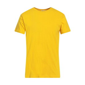 【送料無料】 バーク メンズ Tシャツ トップス T-shirts Yellow