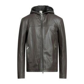 【送料無料】 デラン メンズ ジャケット＆ブルゾン アウター Jackets Dark brown