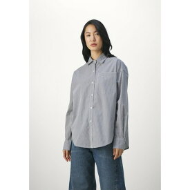デザイナーズリミックス レディース シャツ トップス HARRIET OVERSIZED - Button-down blouse - black/white