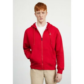 ジョーダン メンズ カーディガン アウター HOODIE - Zip-up sweatshirt - gym red/(white)