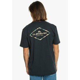 クイックシルバー メンズ Tシャツ トップス OMNI LOCK - Print T-shirt - black