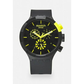 スワッチ メンズ 腕時計 アクセサリー RACING PLEASURE - Chronograph watch - black/yellow