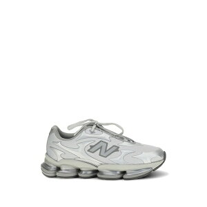 �j���[�o�����X �����Y �X�j�[�J�[ �V���[�Y Abzorb 2000 lace-up sneakers Silver
