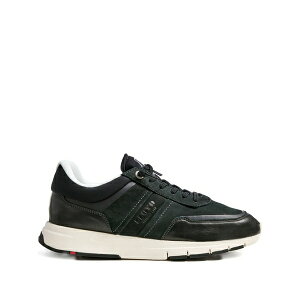 ���C�h �����Y �X�j�[�J�[ �V���[�Y Endley suede panelled low-top sneakers Black