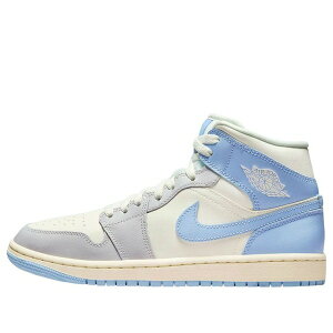 Jordan �W���[�_�� ���f�B�[�X �X�j�[�J�[ �y(WMNS) Air Jordan 1 Mid 'Psychic Blue' BQ6472-402�z �T�C�Y US_7.5(24.5cm)