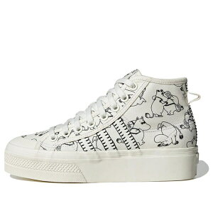 adidas �A�f�B�_�X ���f�B�[�X �X�j�[�J�[ �y(WMNS) adidas x Moomin Nizza Platform Mid 'Moominvalley Characters' ID4205�z �T�C�Y US_W_10.5