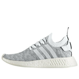 adidas �A�f�B�_�X ���f�B�[�X �X�j�[�J�[ �y(WMNS) adidas NMD_R2 Primeknit 'White Black Pink' BY9520�z �T�C�Y US_W_11