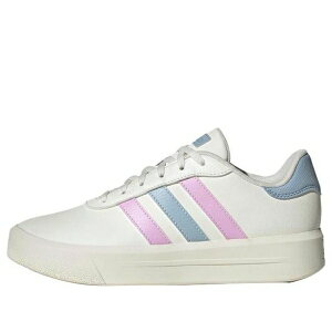adidas �A�f�B�_�X ���f�B�[�X �X�j�[�J�[ �y(WMNS) adidas Court Platform Shoes 'Off White Lilac Blue' IE9987�z �T�C�Y US_5(22.0cm)