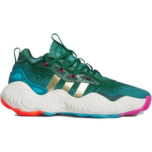 adidas �A�f�B�_�X �����Y �X�j�[�J�[ �yadidas Trae Young 3 96 Olympics�z �T�C�Y US_9(27.0cm) Team Dark Green/Gold Metallic/Arctic Fusion