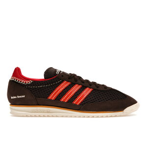 adidas �A�f�B�_�X �����Y �X�j�[�J�[ �yadidas SL 72 Knit Wales Bonner Brown�z �T�C�Y US_10.5(28.5cm) Dark Brown/Collegiate Orange/Cream White