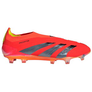 adidas AfB_X Y Xj[J[ yadidas Predator Elite Laceless FG Solar Red Core Black Team Solar Yellowz TCY US_5(23.0cm) Solar Red/Core Black/Team Solar Yellow 2