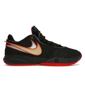 Nike �i�C�L �����Y �X�j�[�J�[ �yNike LeBron 20 Miami Heat�z �T�C�Y US_7(25.0cm) Black/Black/University Red/University Gold/Light Smoke Grey