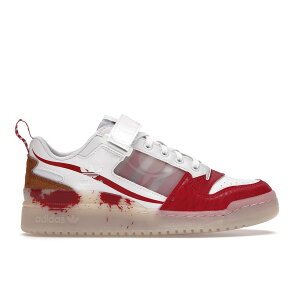 adidas �A�f�B�_�X �����Y �X�j�[�J�[ �yadidas Forum Low Scary Clown�z �T�C�Y US_7.5(25.5cm) Cloud White/Active Maroon/Core Black