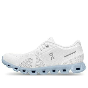 On Running �I�� �����j���O ���f�B�[�X �X�j�[�J�[ �y(WMNS) On Running Cloud 5 'White Chambray' 59.98886�z �T�C�Y US_9.5(26.5cm)