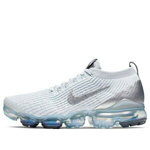 Nike �i�C�L ���f�B�[�X �X�j�[�J�[ �y(WMNS) Nike Air VaporMax Flyknit 3 'White Silver' AJ6910-101�z �T�C�Y US_6.5(23.5cm)