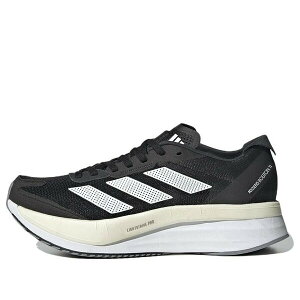adidas �A�f�B�_�X ���f�B�[�X �X�j�[�J�[ �y(WMNS) adidas Adizero Boston 11 'Black White' GX6657�z �T�C�Y US_W_10.5
