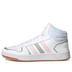 adidas �A�f�B�_�X ���f�B�[�X �X�j�[�J�[ �y(WMNS) adidas Hoops 2.0 Mid 'White Pink Grey' FY6020�z �T�C�Y US_5.5(22.5cm)