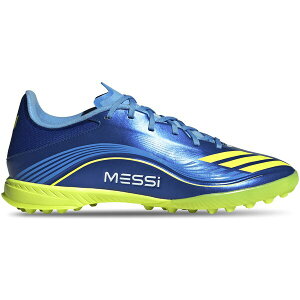 adidas �A�f�B�_�X �����Y �X�j�[�J�[ �yadidas F50 League TF Messi Vis10n Pack�z �T�C�Y US_M_4 Royal Blue/Solar Yellow/Semi Blue Burst