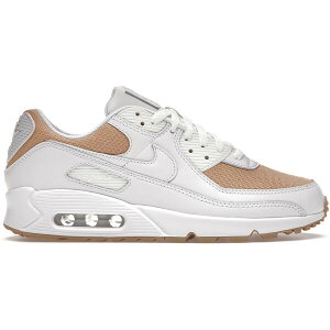 Nike �i�C�L �����Y �X�j�[�J�[ �yNike Air Max 90 Burlap�z �T�C�Y US_9(27.0cm) White/Cream-Burlap