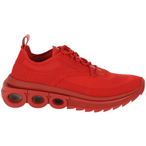 Ferragamo �t�F���K�� �����Y �X�j�[�J�[ �yFerragamo Nima Knit Sneakers Red�z �T�C�Y US_7.5(25.5cm) Red