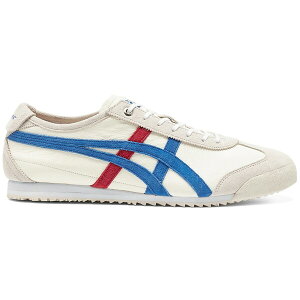 ASICS �A�V�b�N�X �����Y �X�j�[�J�[ �yOnitsuka Tiger Mexico 66 SD White Directoire Blue Red�z �T�C�Y US_5.5(23.5cm) White/Directoire Blue