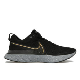 Nike ナイキ メンズ スニーカー 【Nike React Infinity Run Flyknit 2】 サイズ US_7.5(25.5cm) Black Gold